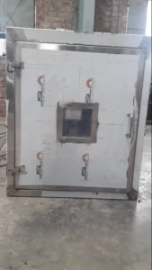 Industrial stainless steel drying oven and heating cabinet by Procon Ventures (OPC) Private Limited.