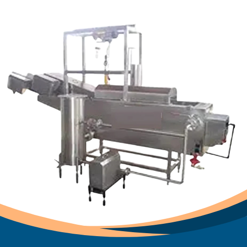 Automatic stainless steel industrial batch fryer for commercial food manufacturing Procon ventures (opc) private limited