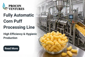 Fully Automatic Corn Puff Processing Line – High Efficiency & Hygienic Production