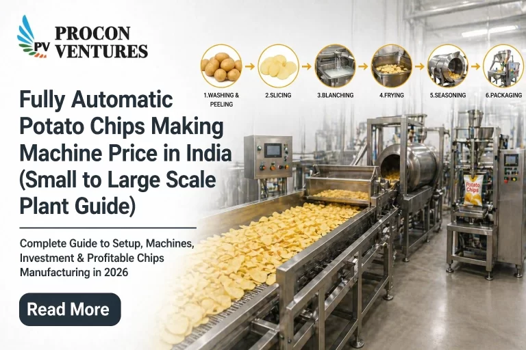Fully Automatic Potato Chips Making Machine Price in India (Small to Large Scale Plant Guide)